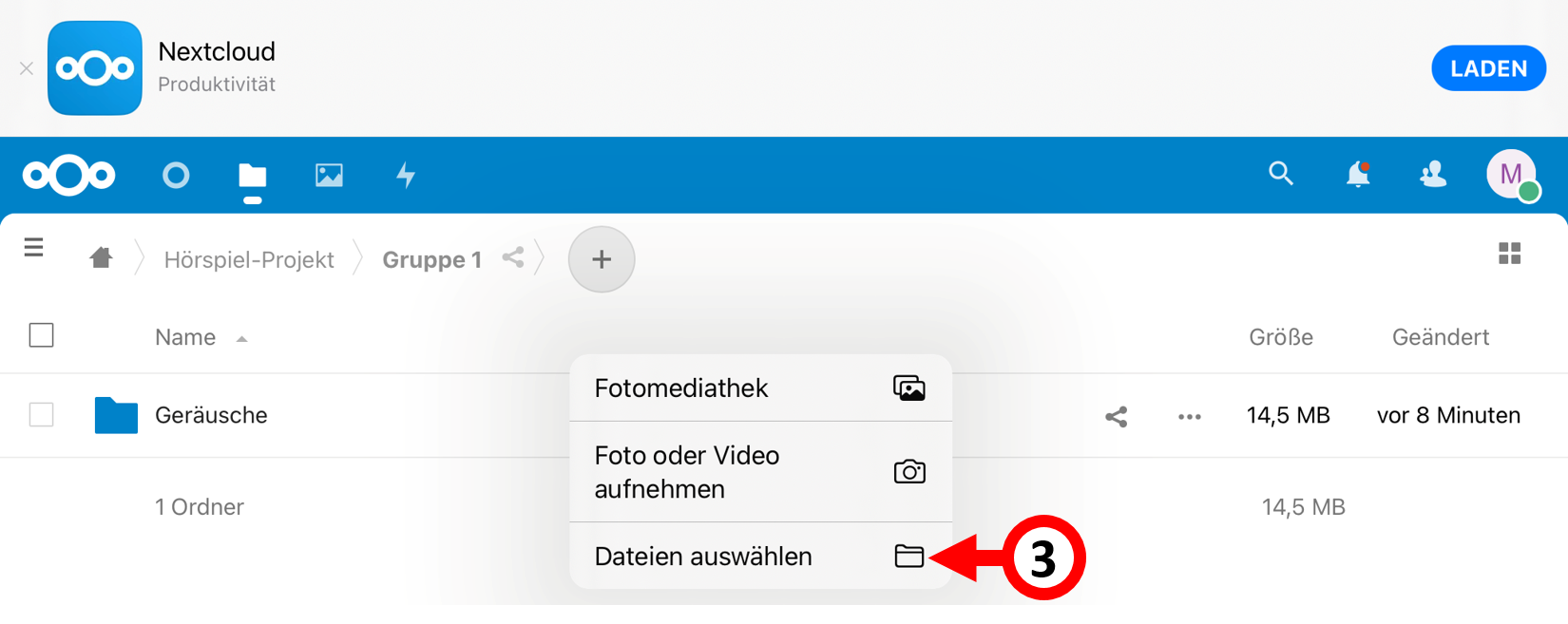 Arbeiten mit Garageband